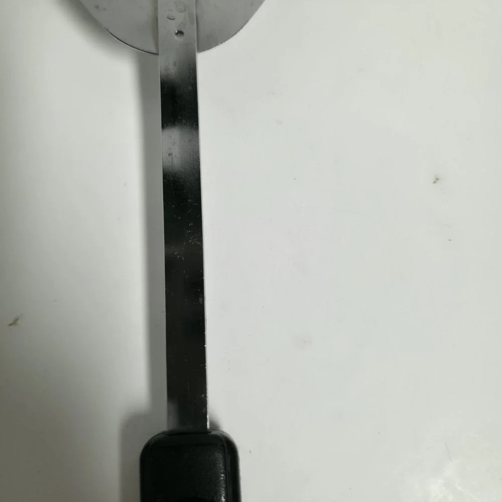 Vtg Ekco Kitchamajig Slotted Strainer Spoon Mixing Fry Spatula Black Handle 12